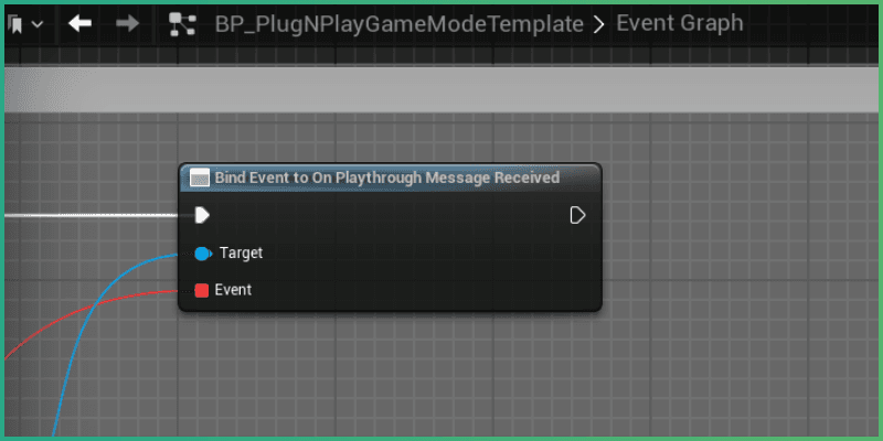 Blueprint node that allows for binding to Charisma messages